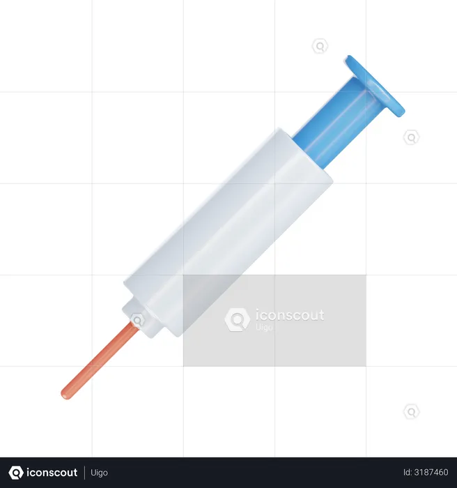 Injection  3D Illustration