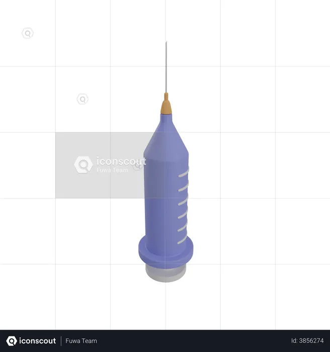 Injection  3D Illustration