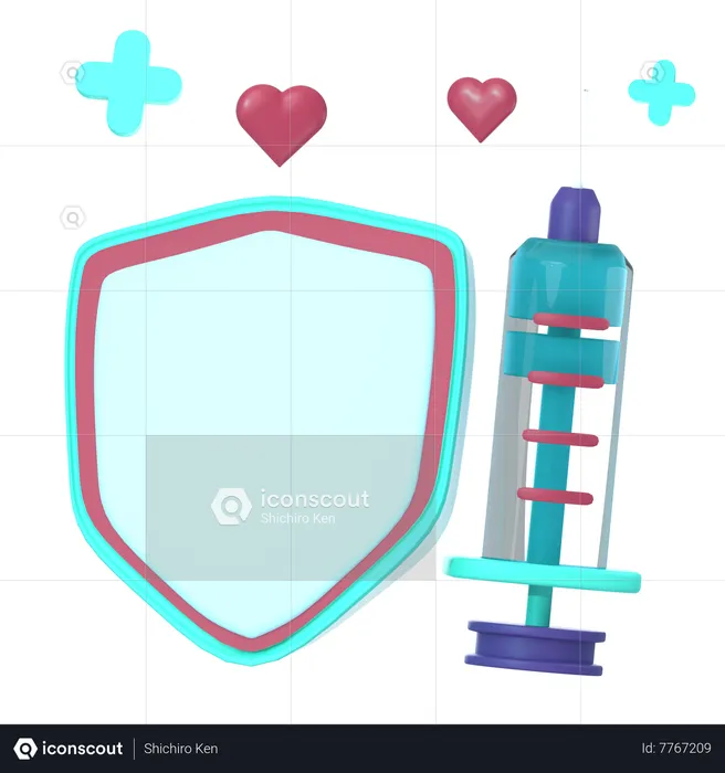 Injection Protection  3D Icon