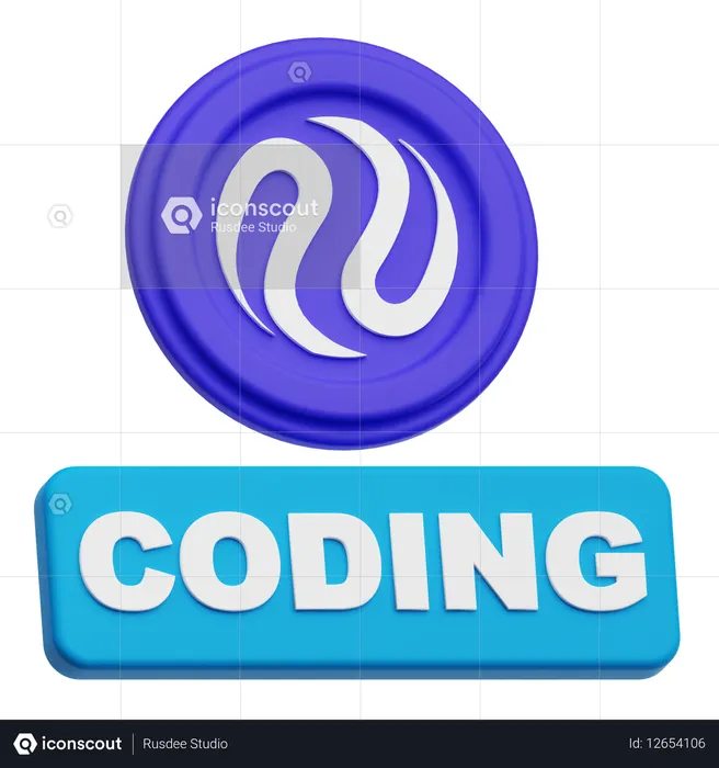 Injective Coding  3D Icon