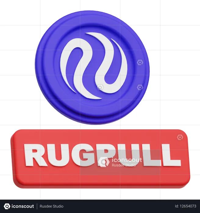 Injective Rugpull  3D Icon
