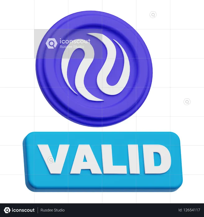 Injective Valid  3D Icon