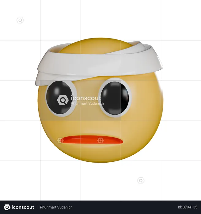 Injured Emoji 3D Icon