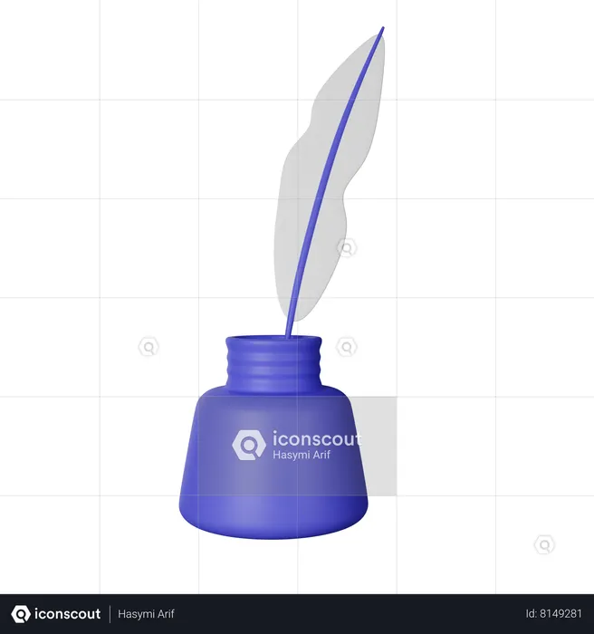 Ink  3D Icon