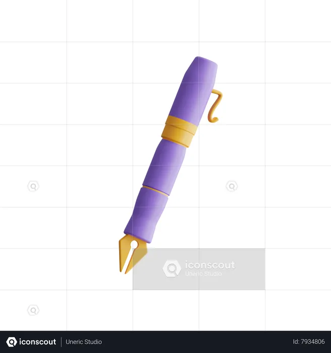 Ink Pen  3D Icon