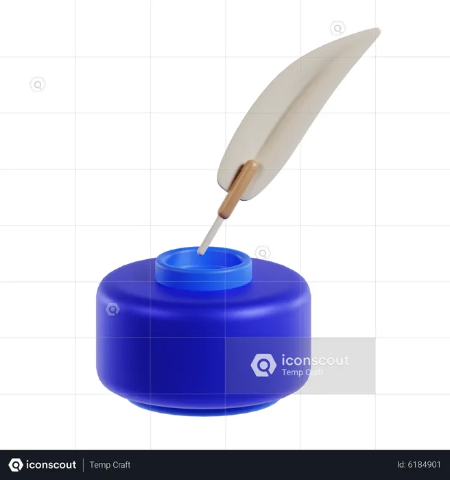 Ink Pen  3D Icon