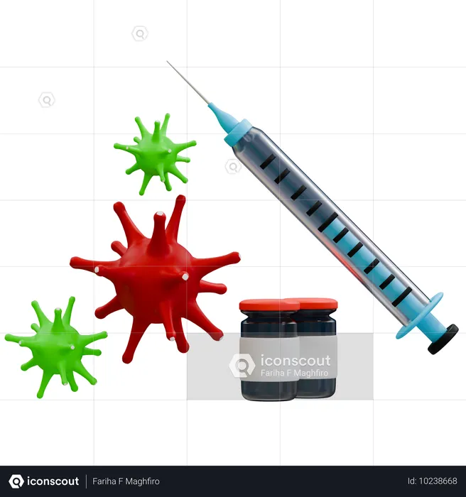 Innovationen in der Impfstoffentwicklung  3D Icon