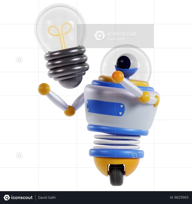 Innovative Idea Generation  3D Icon