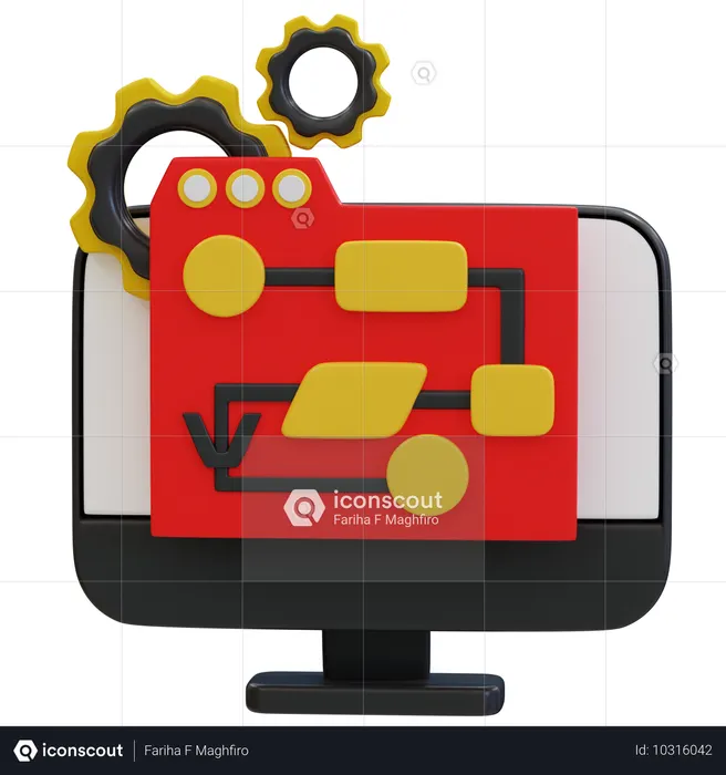 革新的なウェブ開発アルゴリズム  3D Icon
