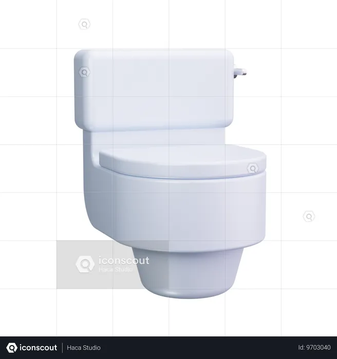 Baño  3D Icon