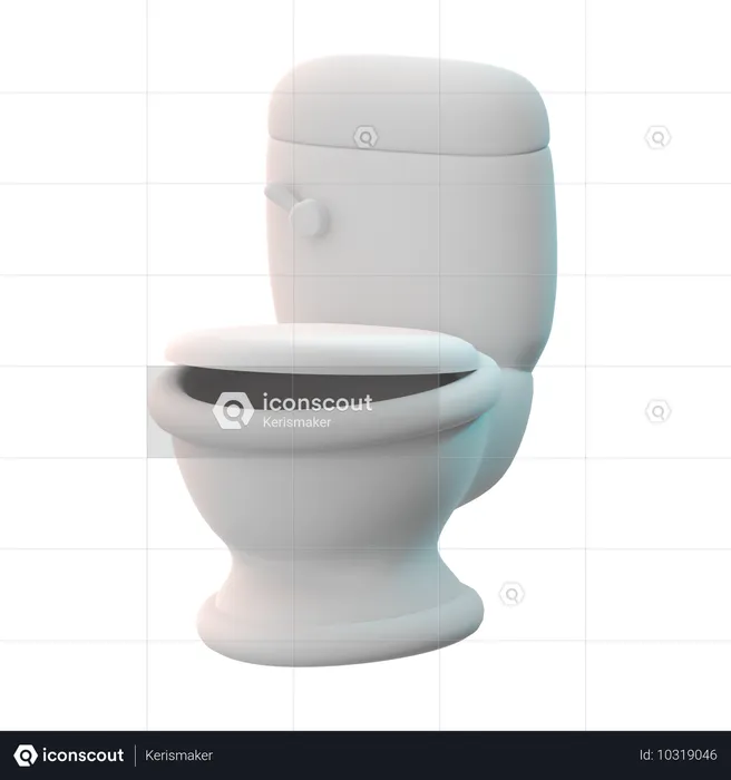 Baño  3D Icon