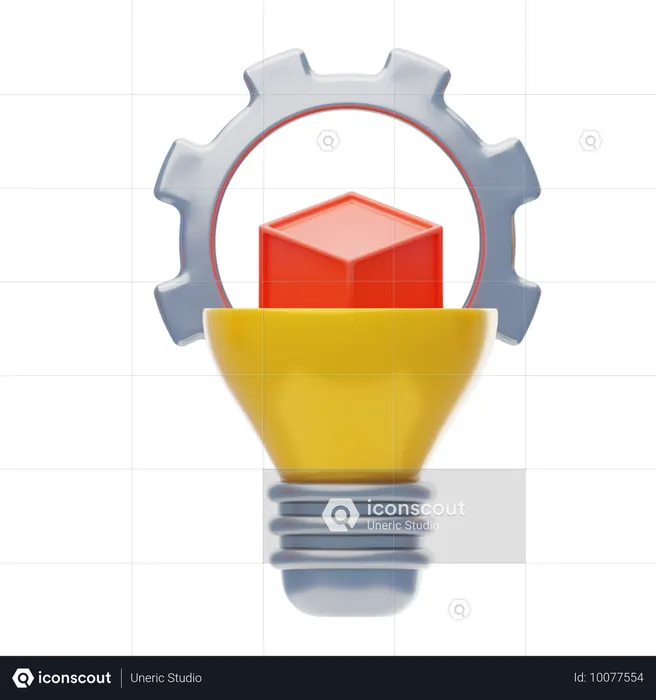 Inovação de conceito 3D  3D Icon