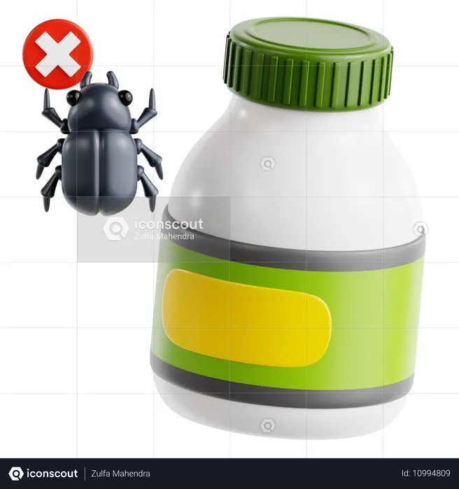 Insektizidflasche  3D Icon