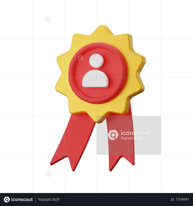 Insignia de membresía  3D Icon