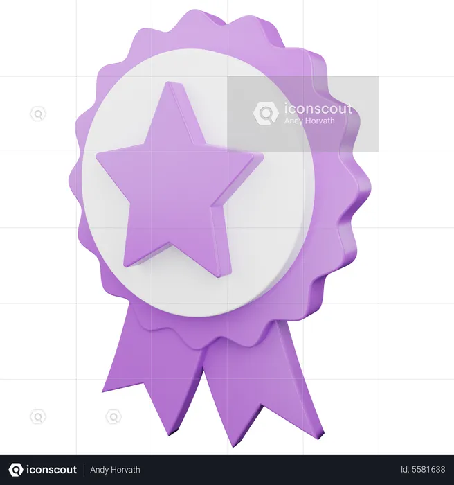 Insignia de estrella  3D Icon