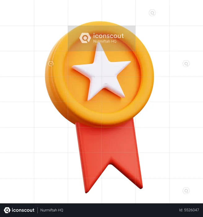 Insignia de estrella  3D Icon