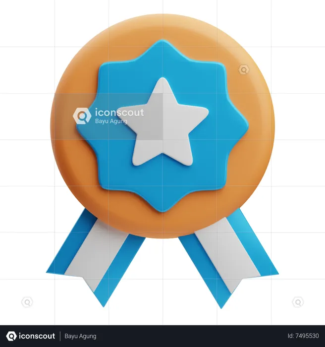 Insignia de estrella  3D Icon