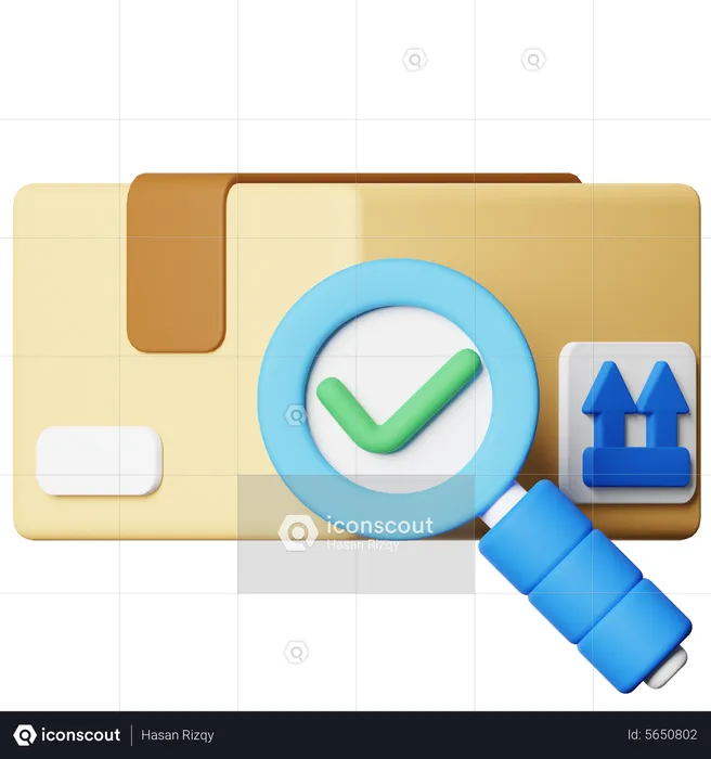 Inspeção de pacotes  3D Icon