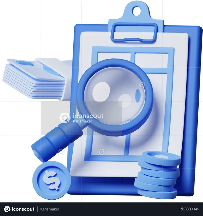 Inspection  3D Icon