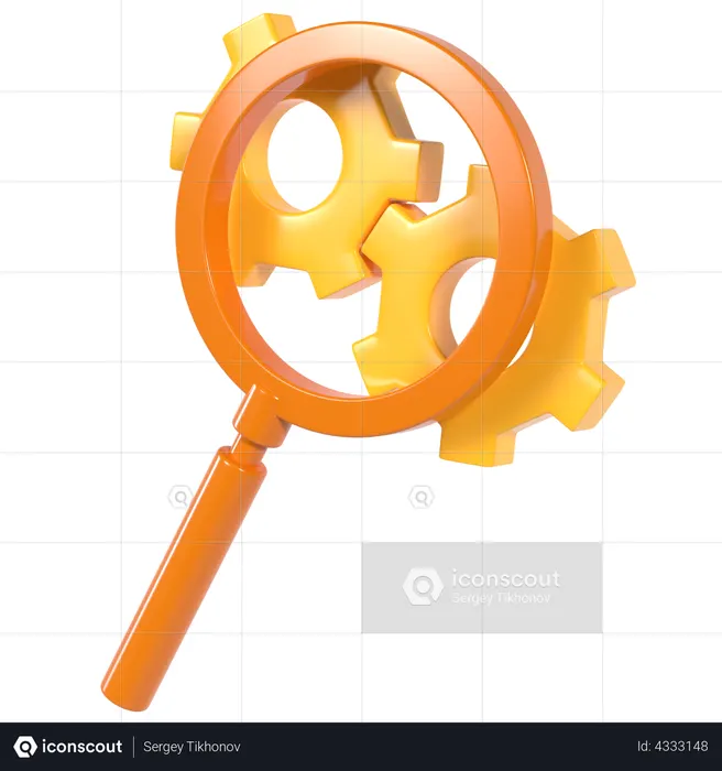 Inspection  3D Illustration