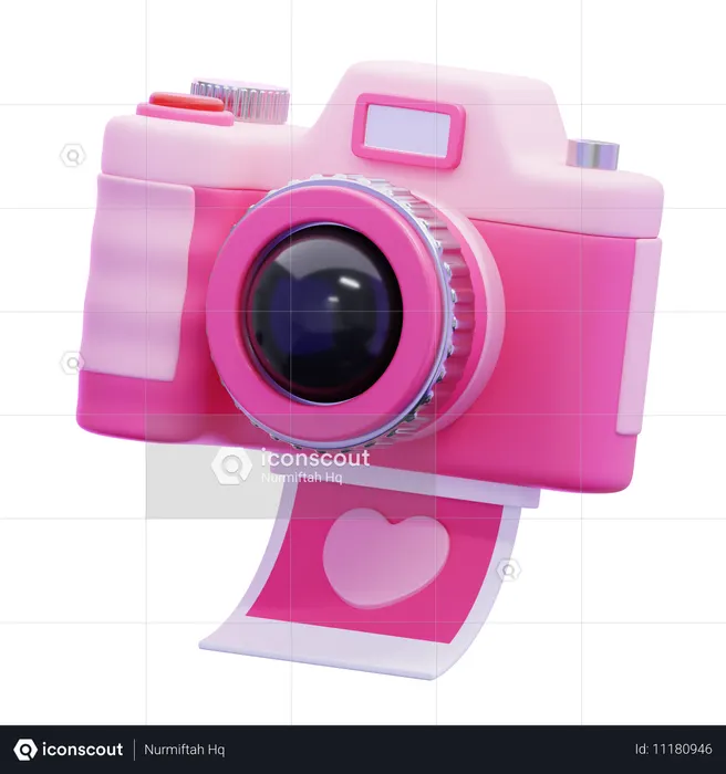 Instant Camera  3D Icon