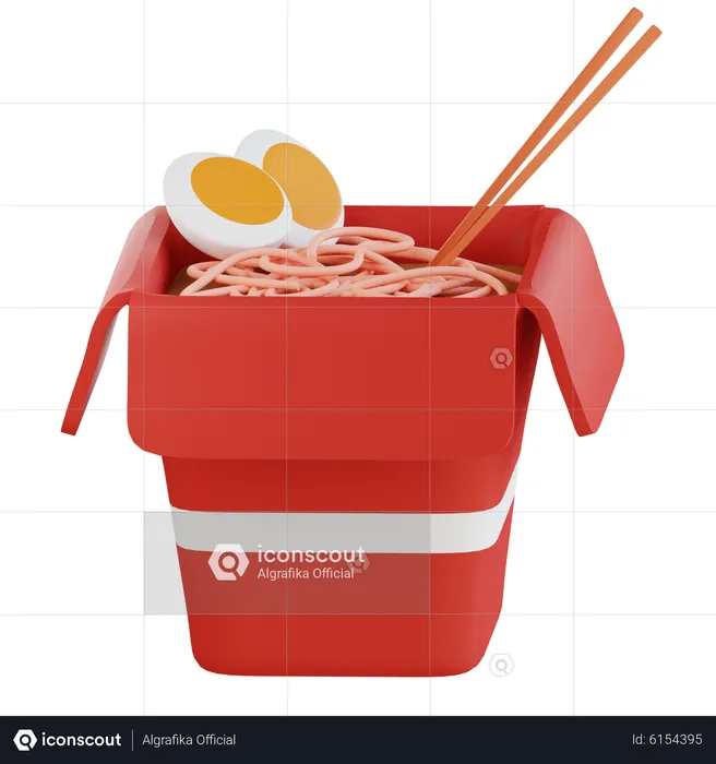 Instant Food  3D Icon