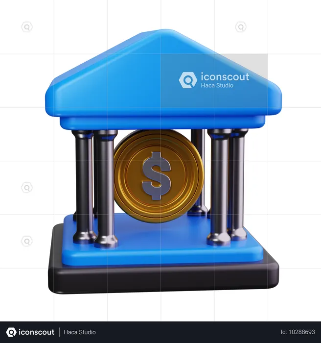 Instituto Financiero  3D Icon