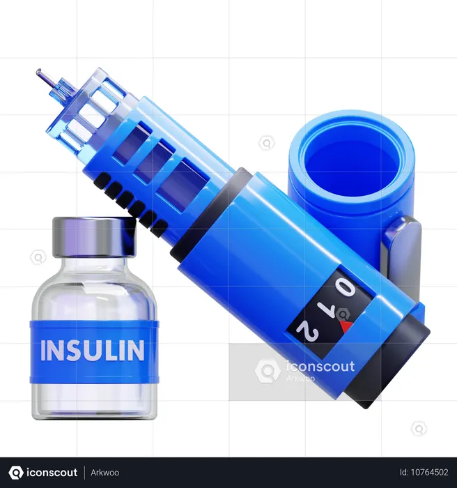 Insulin Pen  3D Icon