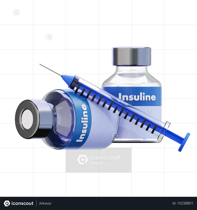 Insulina  3D Icon