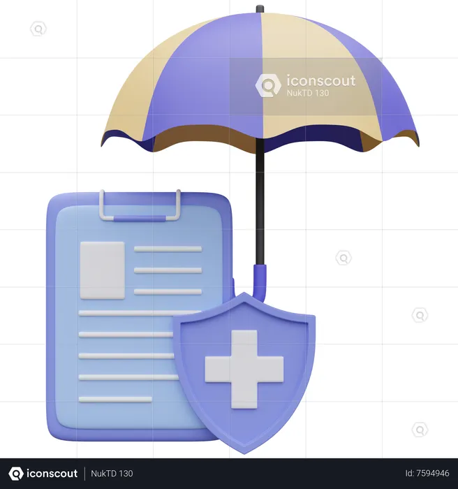 Insurance File  3D Icon