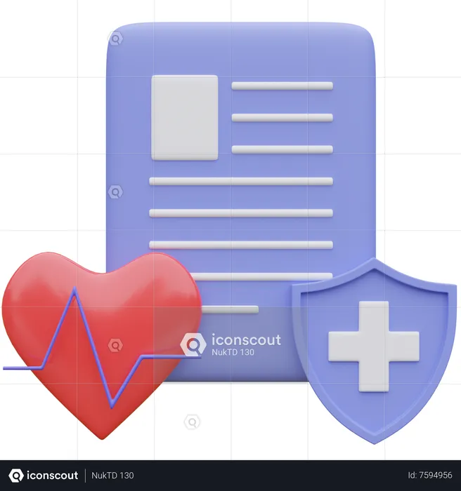 Insurance Paper  3D Icon