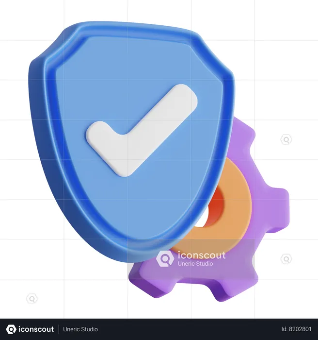 Insurance Setting  3D Icon