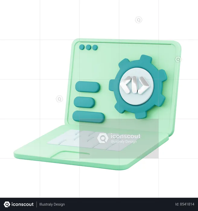 Integración de software  3D Icon