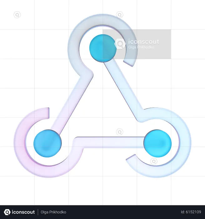 Integration  3D Icon