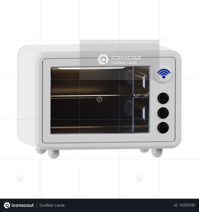 Intelligenter Ofen  3D Icon
