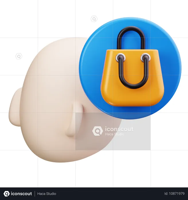 Intention d'achat  3D Icon