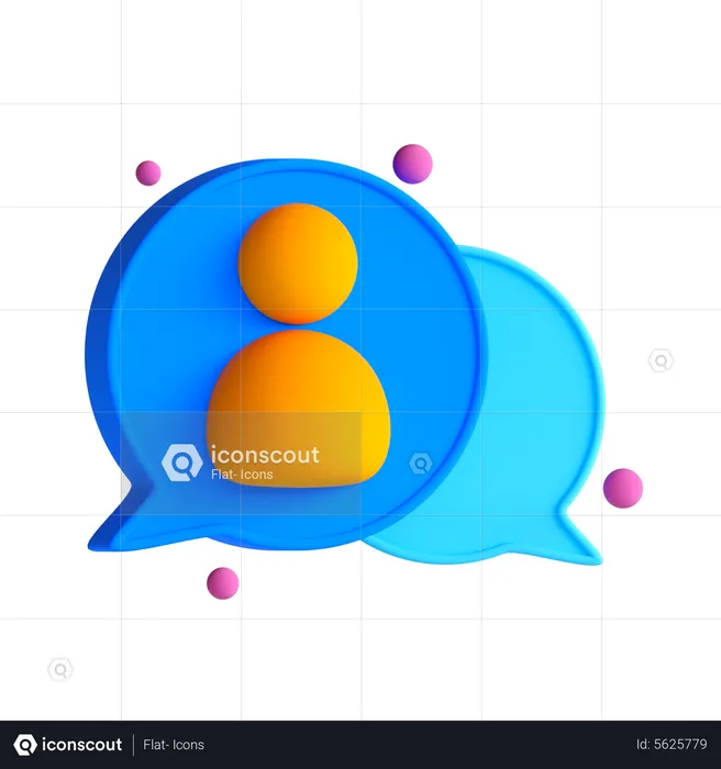 La interacción del usuario  3D Icon
