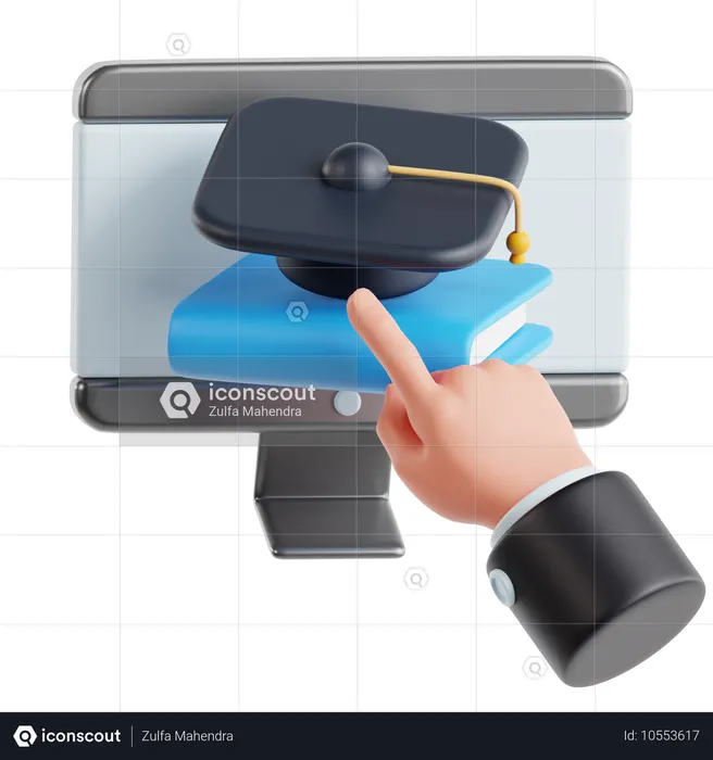 Interaktiver Unterricht  3D Icon