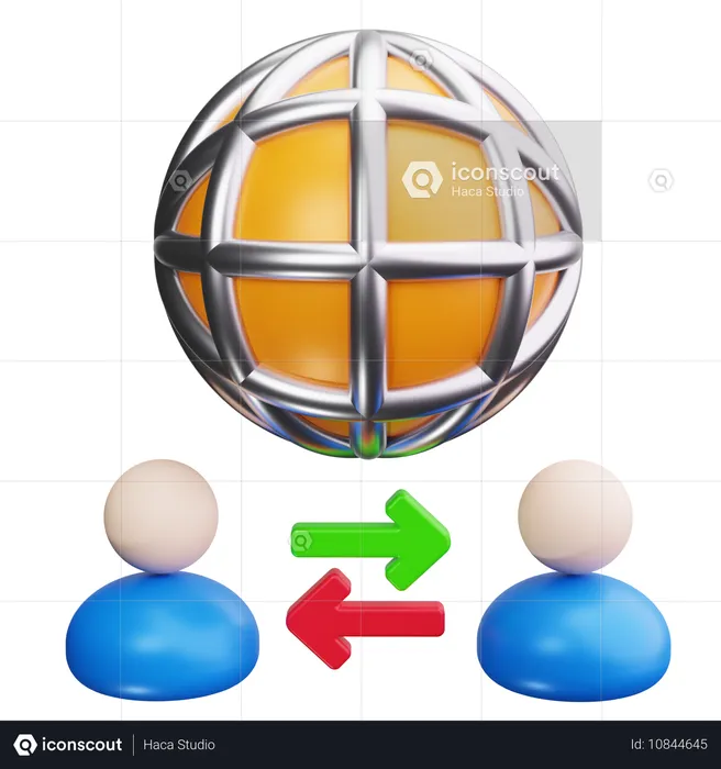 Intercambio  3D Icon