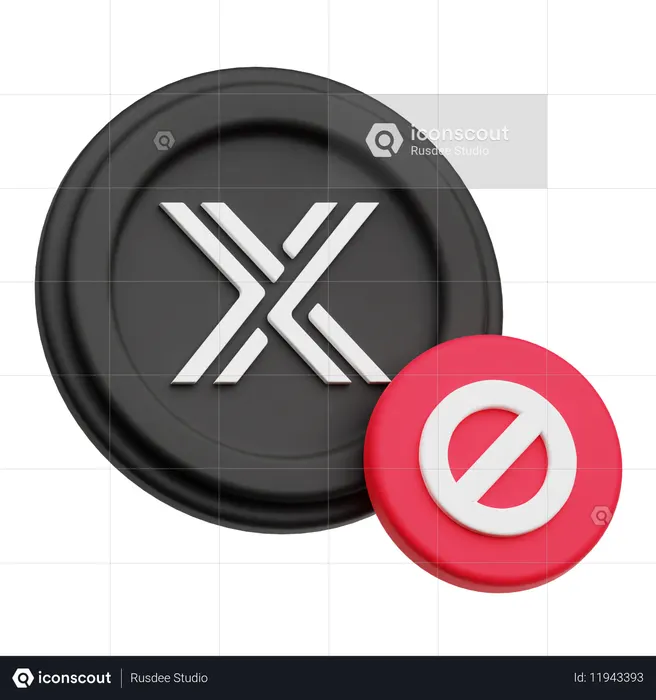 Interdiction immuable  3D Icon