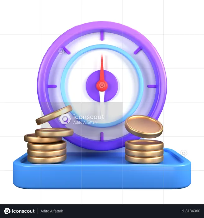 Interest rates  3D Icon