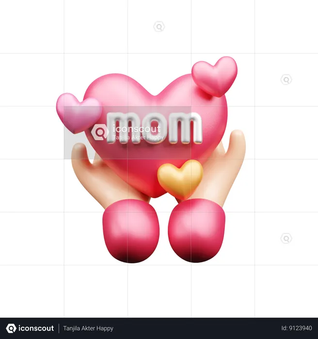 International Mothers Day  3D Icon