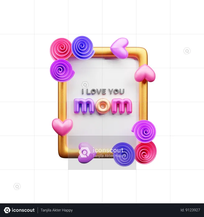 International Mothers Day  3D Icon