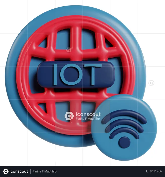 Interner Of Thing And Smart Technology Concept  3D Icon