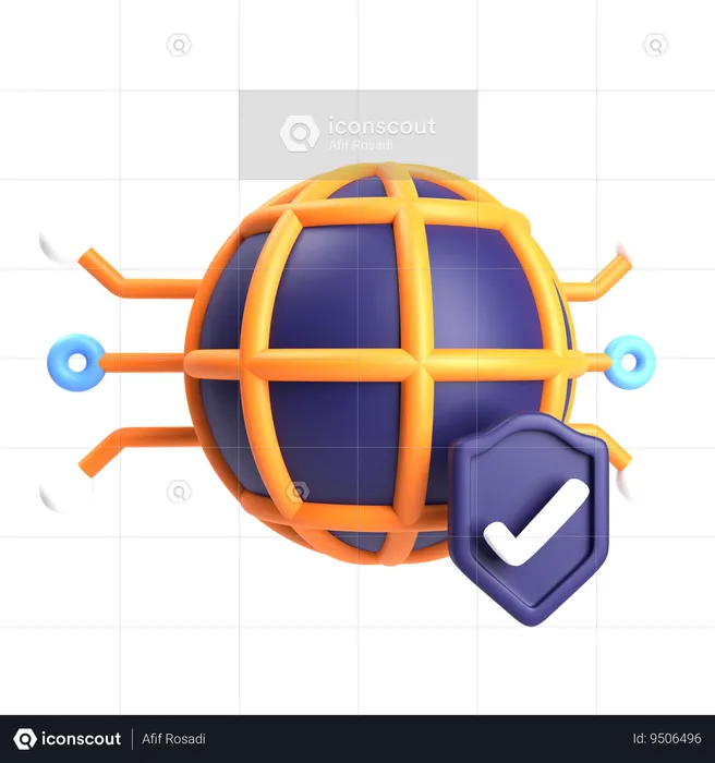 Internet  3D Icon