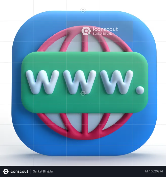 Internet  3D Icon