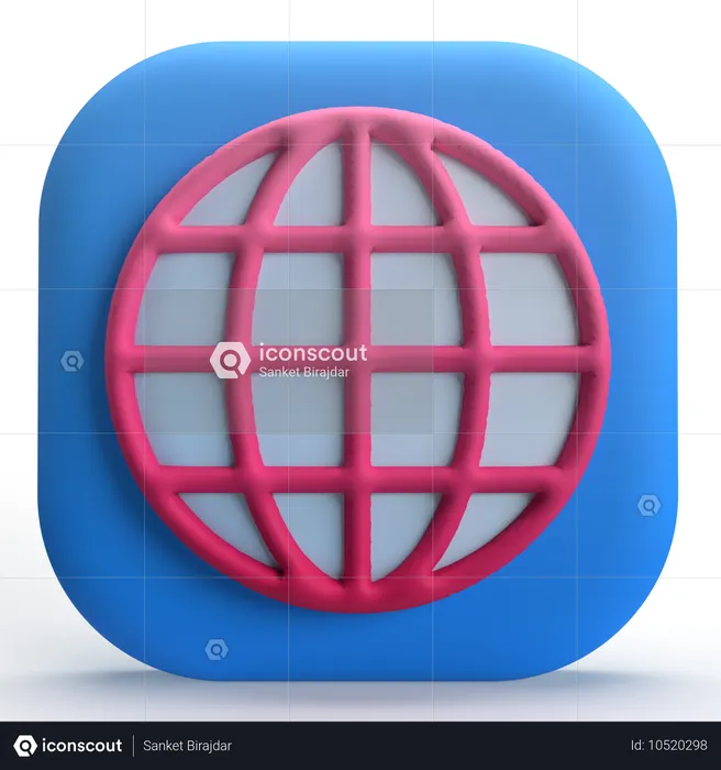 L'Internet  3D Icon