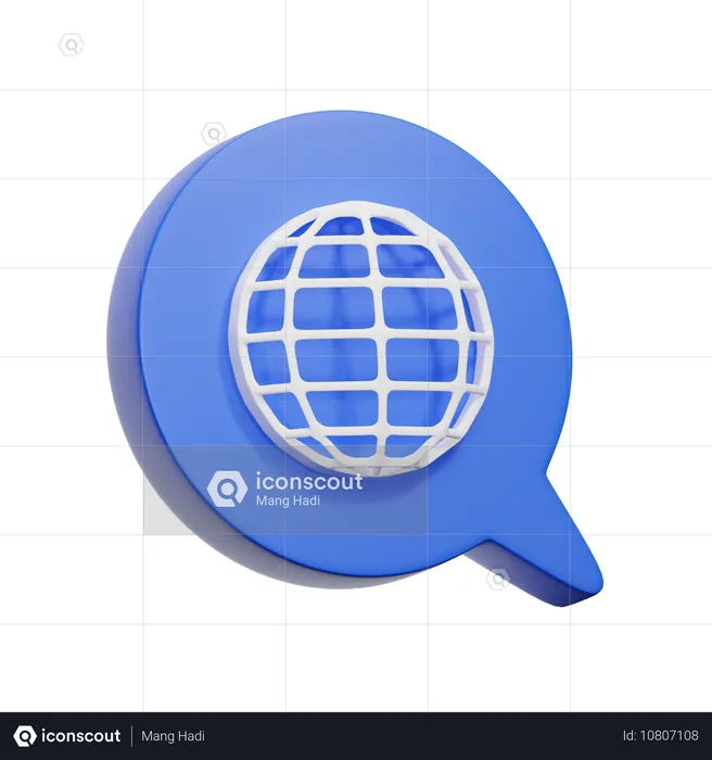 Internet  3D Icon