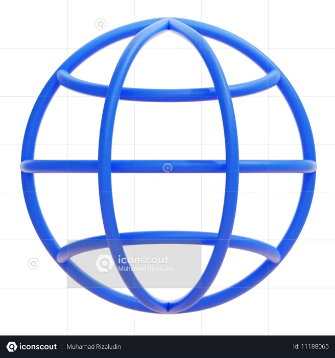 Internet  3D Icon