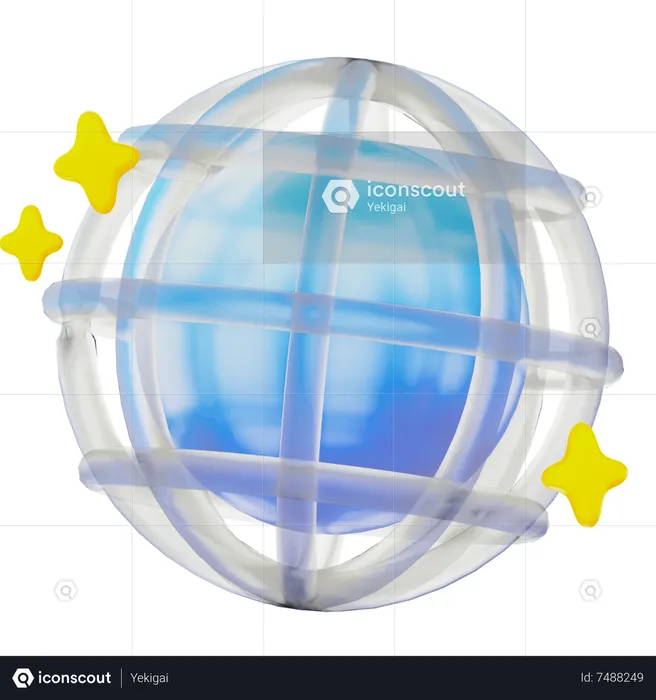 Internet  3D Icon